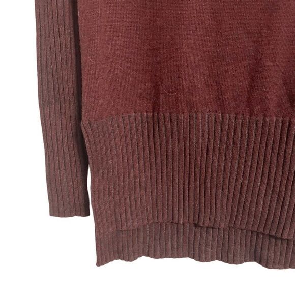 Smartwool Ripple Creek Tunic Sweater Fig Heather Maroon Merino Wool Long S NWT - Picture 6 of 8